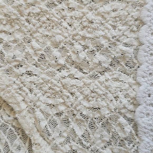 Vintage Fairycore Ethereal Whimsical Cottagecore Sheer Lace Flowy Blouse - Picture 10 of 13